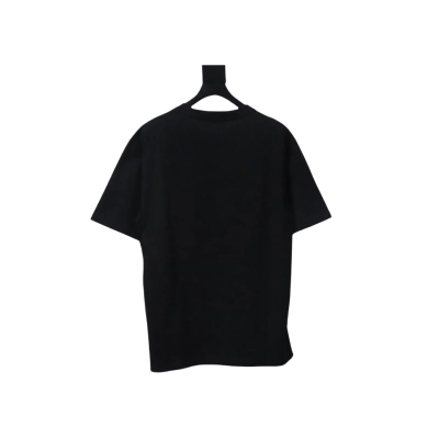 Coco Shoes Louis Vuitton Square Logo Print T-Shirt Black 02