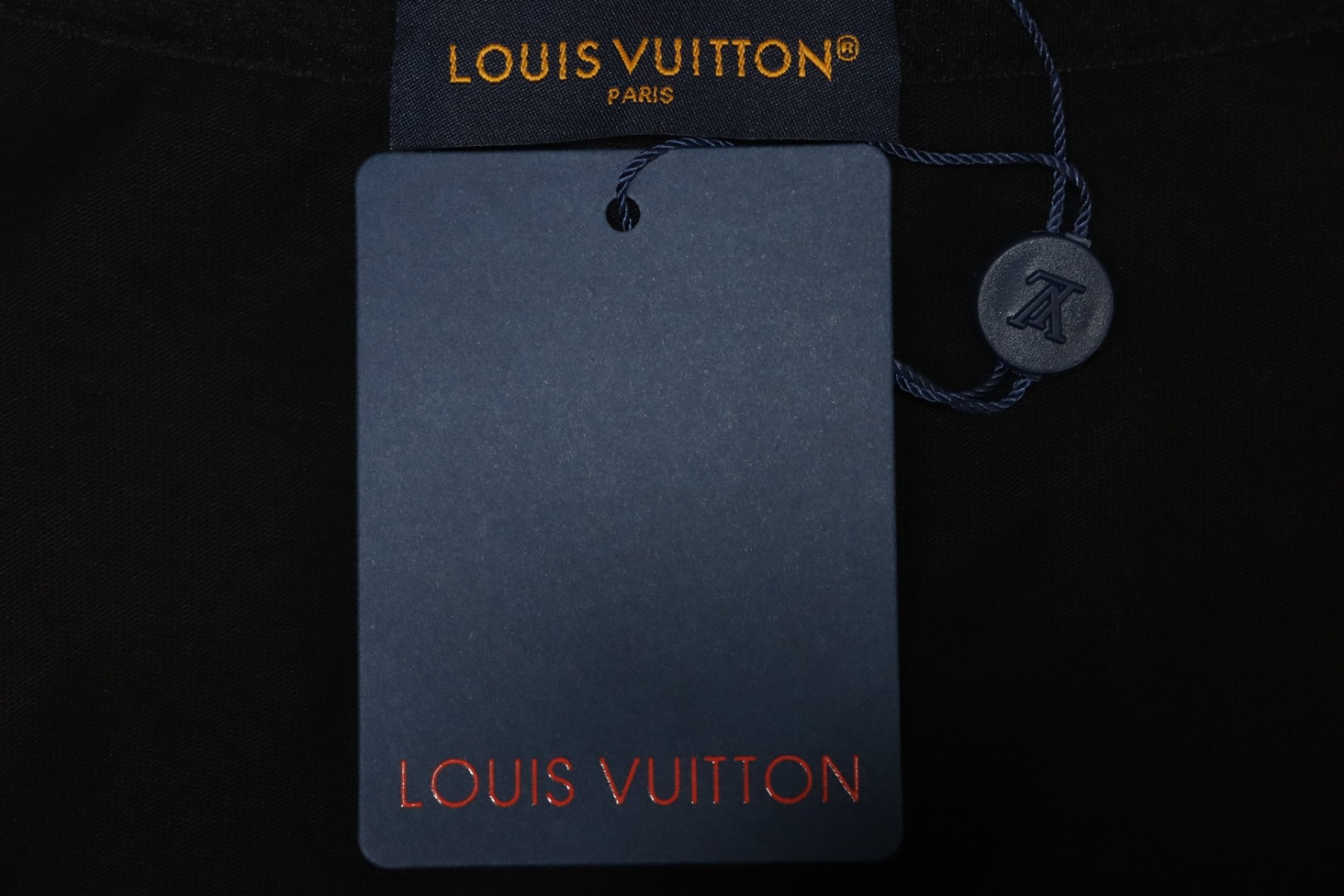 Coco Shoes Louis Vuitton Square Logo Print T-Shirt Black