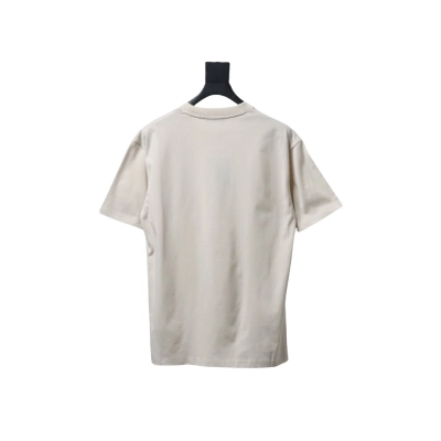 Coco Shoes Louis Vuitton Square Logo Print T-Shirt Khaki 02