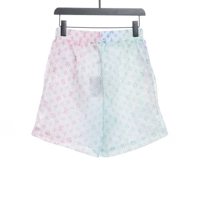 Louis Vuitton × Virgil Abloh Colorful Mesh Monogram Shorts 02