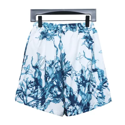 Louis Vuitton Coral Seagrass Printed Shorts 02