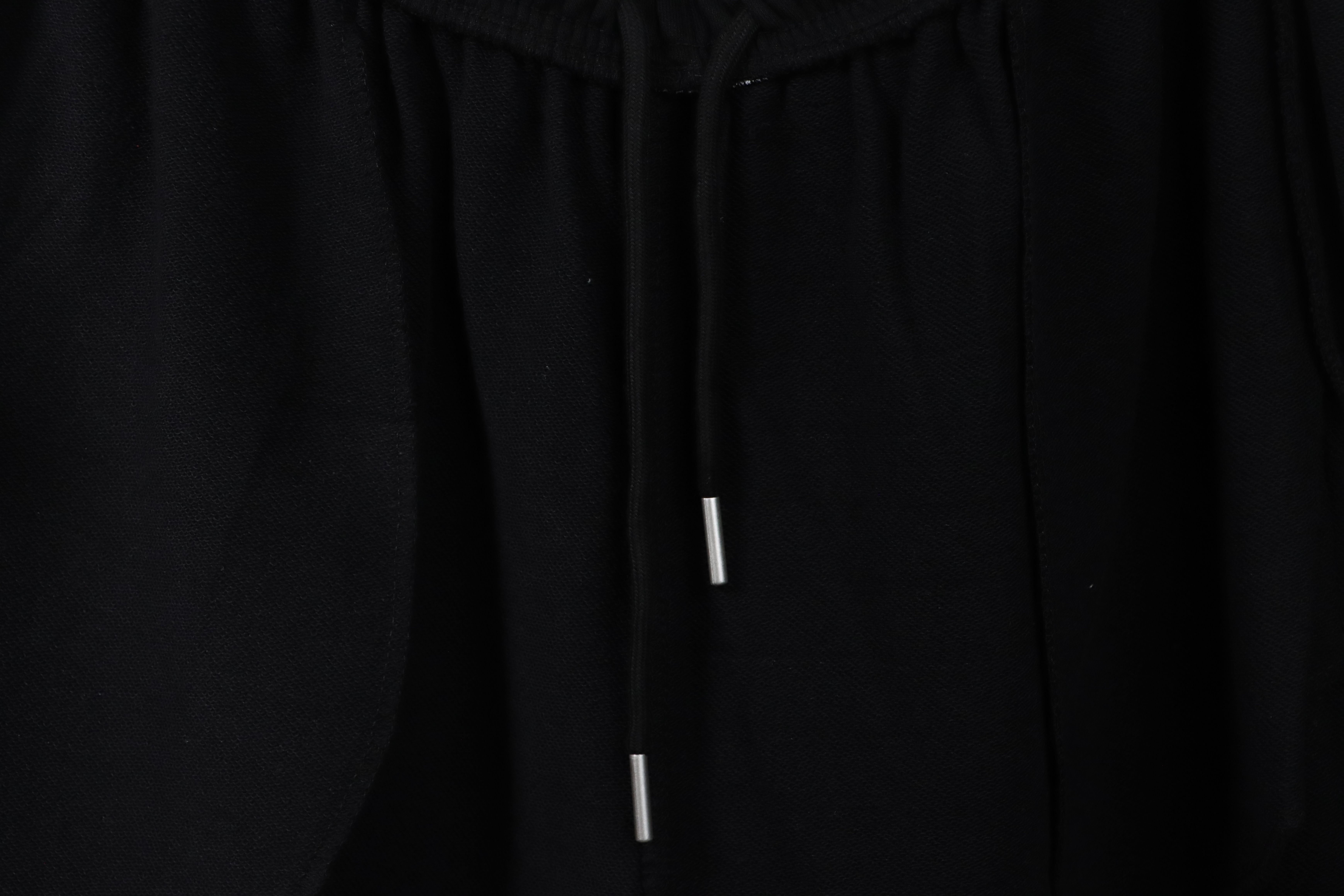 Louis Vuitton Floral Print Cotton Track Shorts Black