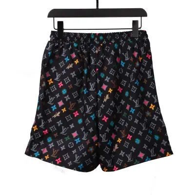 Louis Vuitton Multicolor Logo Jacquard Beach Shorts 02