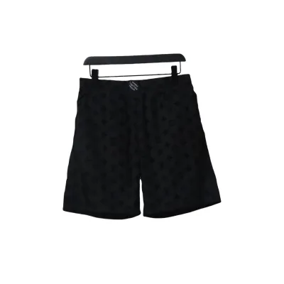 Louis Vuitton Printed Flocked Beach Shorts Black 01