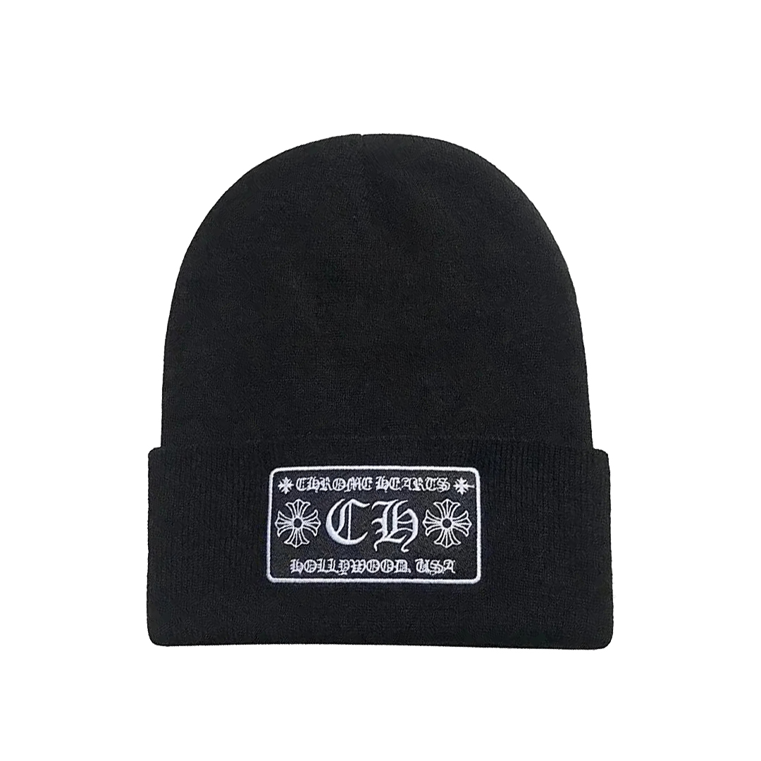 Coco Shoes Chrome Hearts Beanie CH Hollywood Black 100000702LB BLAC