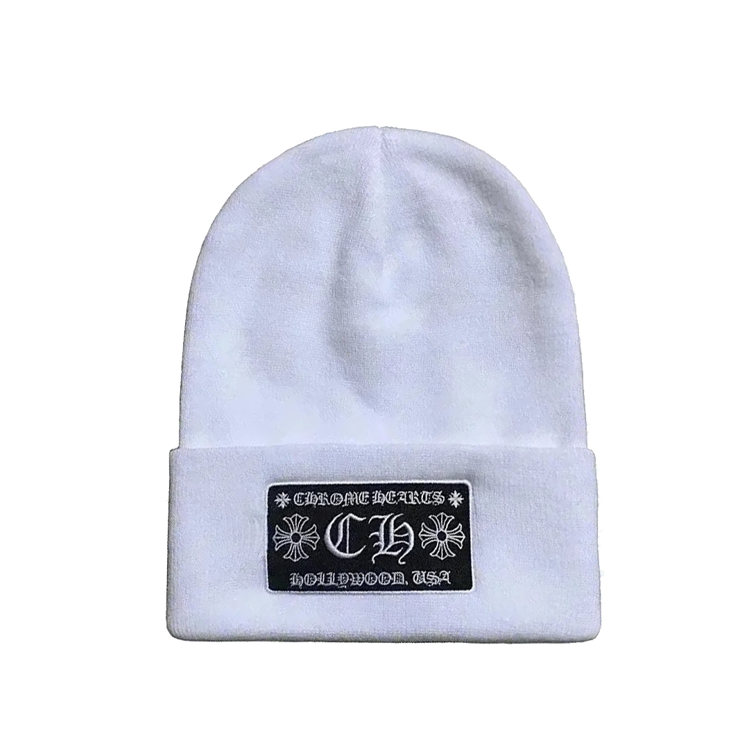 Coco Shoes Chrome Hearts Beanie CH Hollywood White