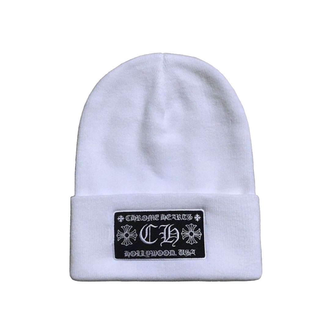 Coco Shoes Chrome Hearts Beanie CH Hollywood White