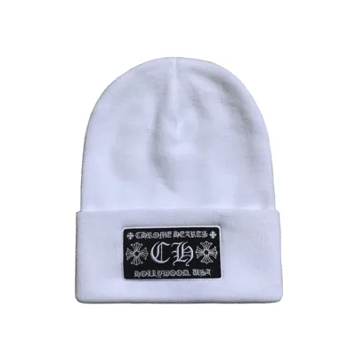 Coco Shoes Chrome Hearts Beanie CH Hollywood White 01