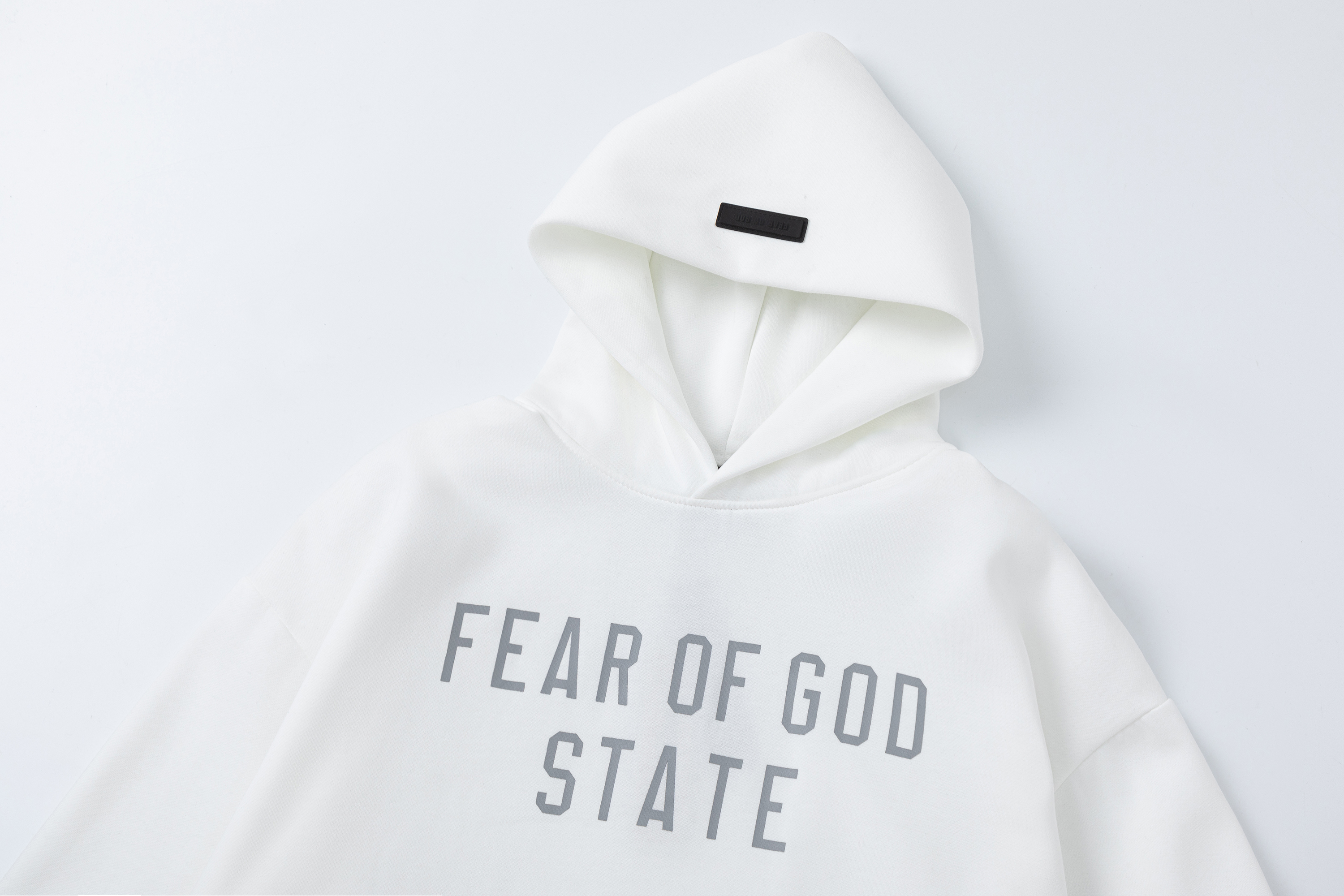 Coco Shoes Fear of God Essentials Fleece Hoodie & Sweatpant Set FG318#948 White