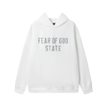 Fear of God Essentials Fleece Hoodie & Sweatpant Set FG318#948 White