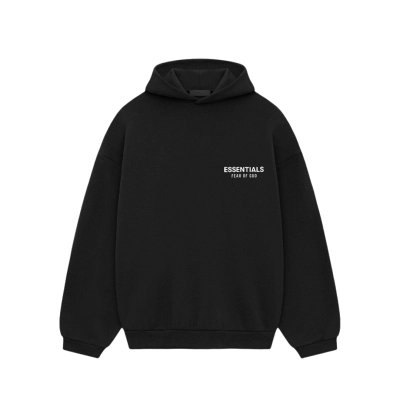 Coco Shoes Fear of God Essentials Fleece Hoodie Black 192HO246250F 01