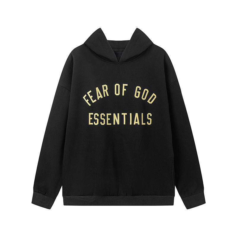Fear of God Essentials Fleece II Hoodie & Sweatpant Set FG320#949 Black