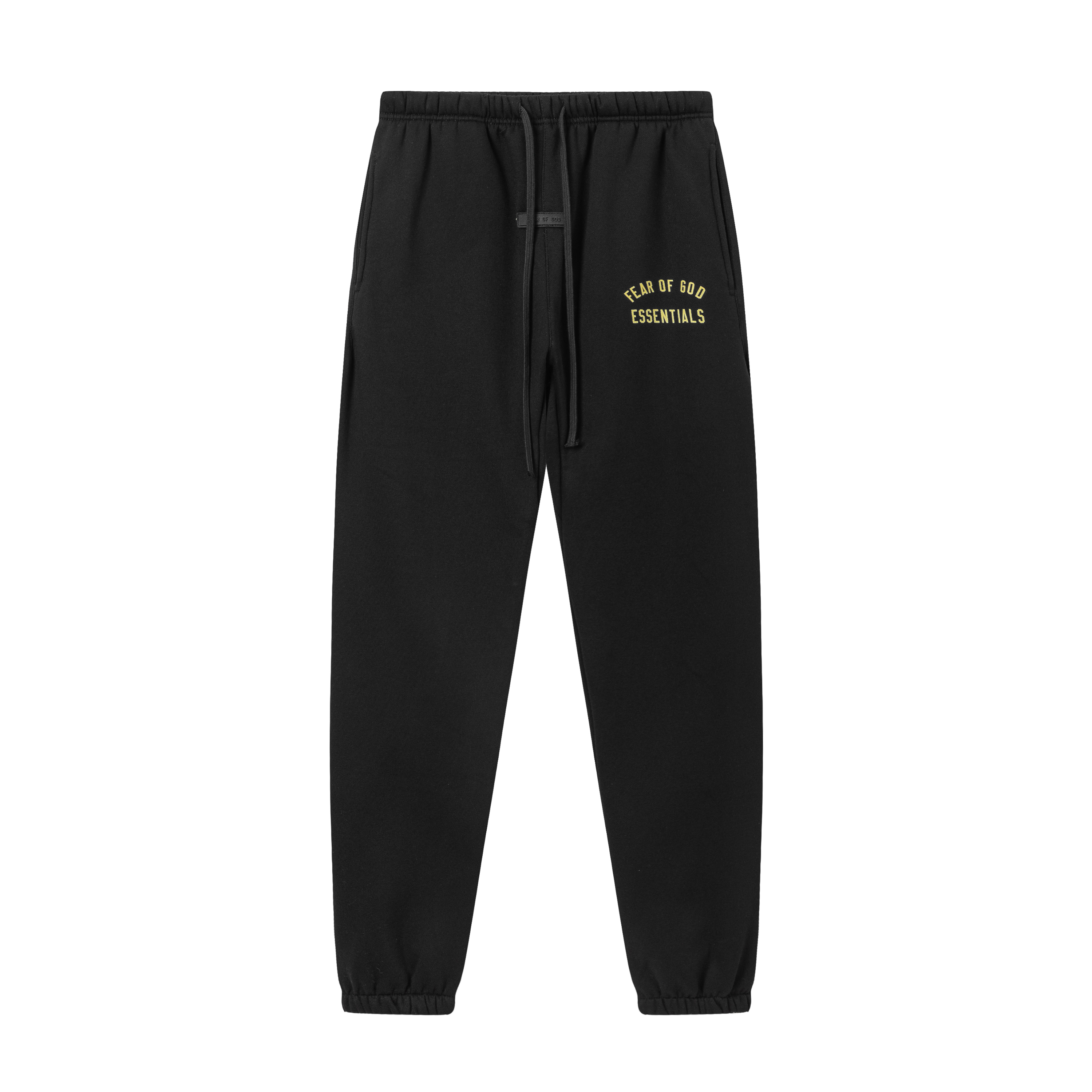 Fear of God Essentials Fleece II Hoodie & Sweatpant Set FG320#949 Black