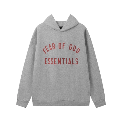Fear of God Essentials Fleece II Hoodie & Sweatpant Set FG320#949 Grey 02