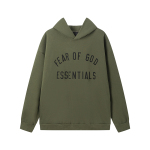 Fear of God Essentials Fleece II Hoodie & Sweatpant Set FG320#949 Olive Green