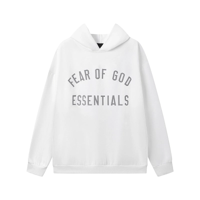 Fear of God Essentials Fleece II Hoodie & Sweatpant Set FG320#949 White 02