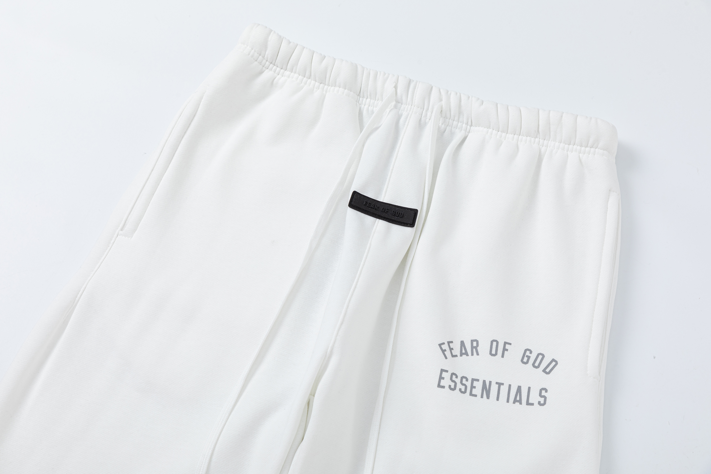 Fear of God Essentials Fleece II Hoodie & Sweatpant Set FG320#949 White