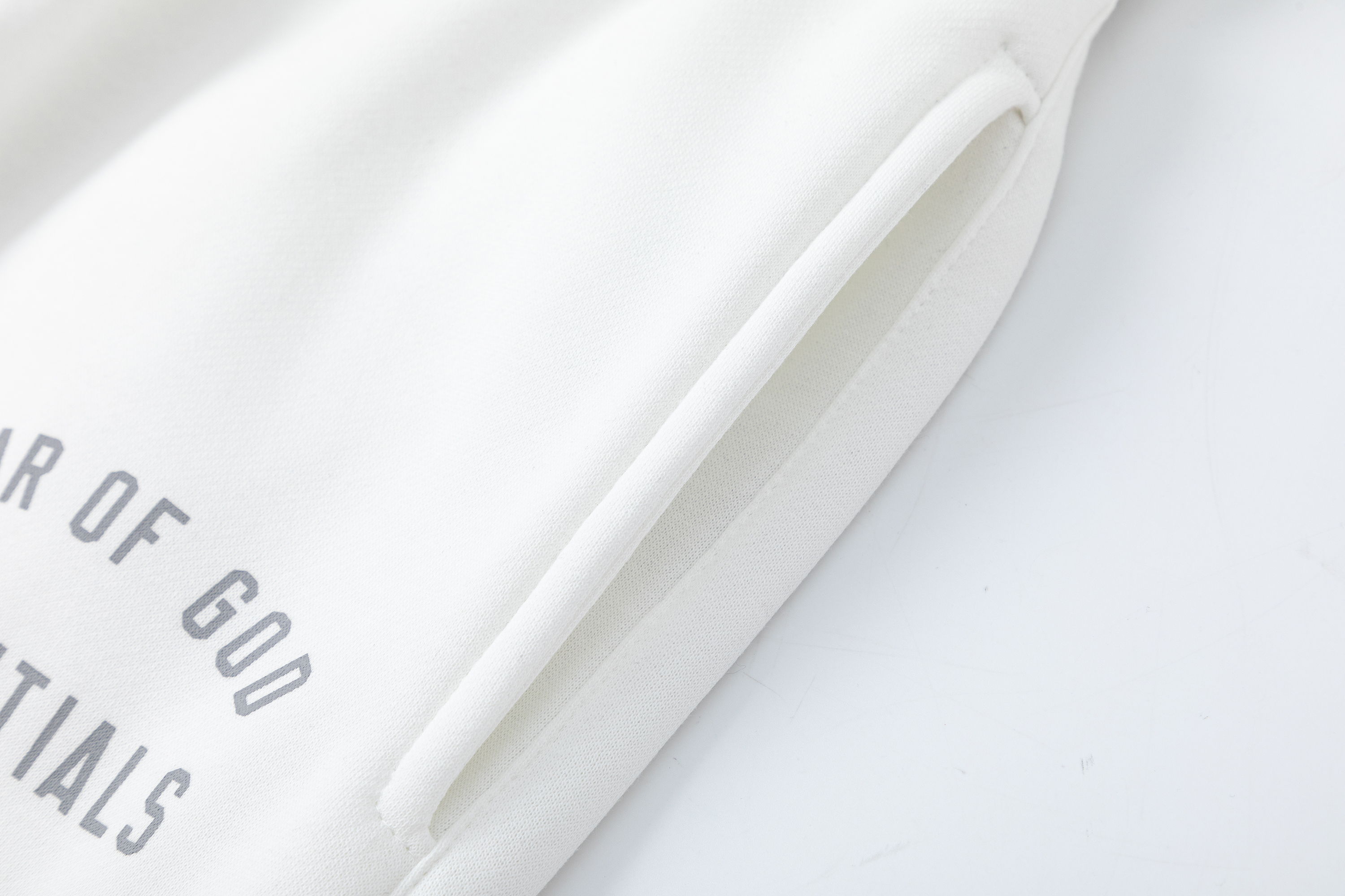 Fear of God Essentials Fleece II Hoodie & Sweatpant Set FG320#949 White