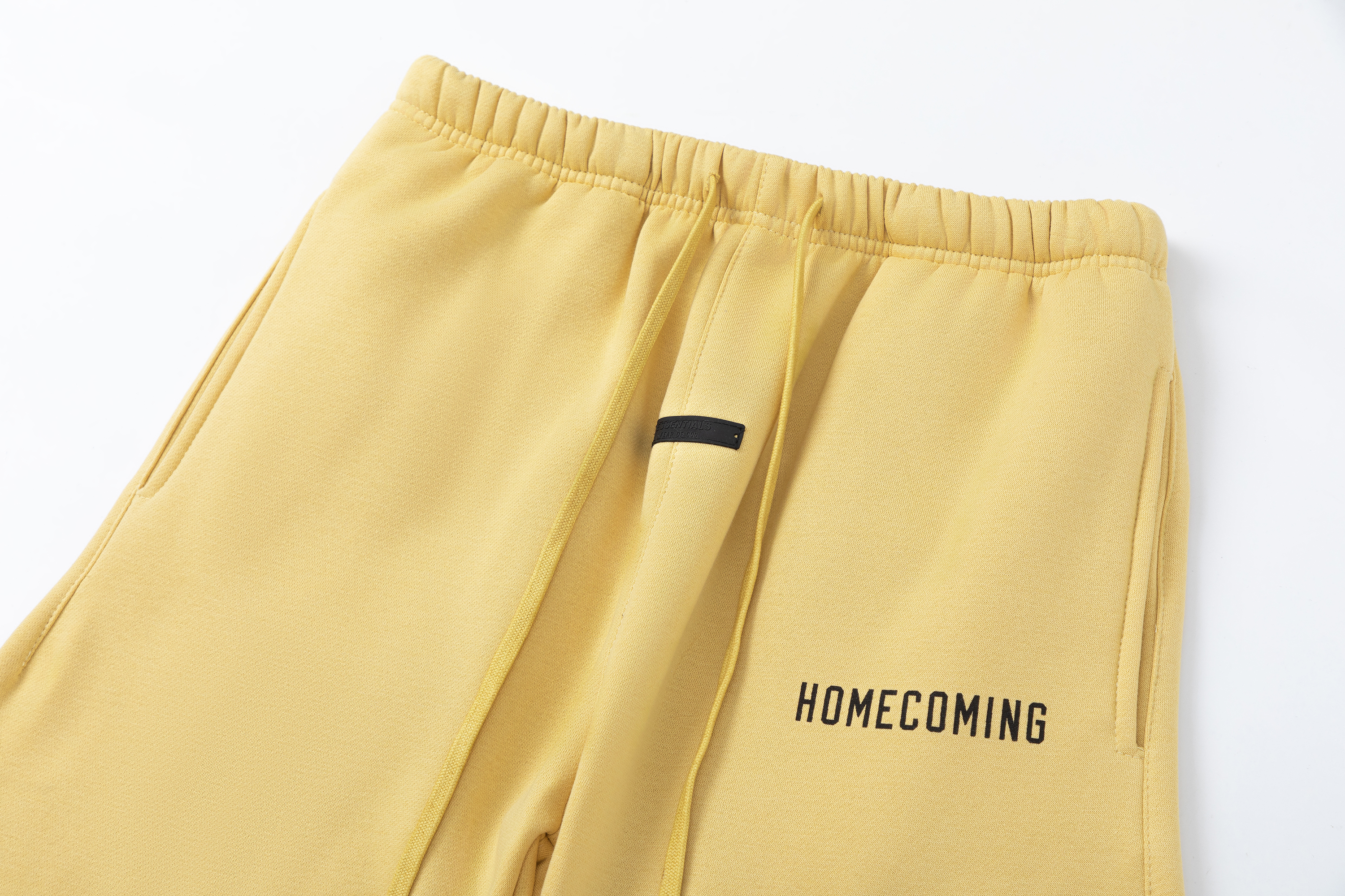 Coco Shoes Fear of God Essentials Heavy Fleece Hoodie & Sweatpant Set FG321#946 Amber