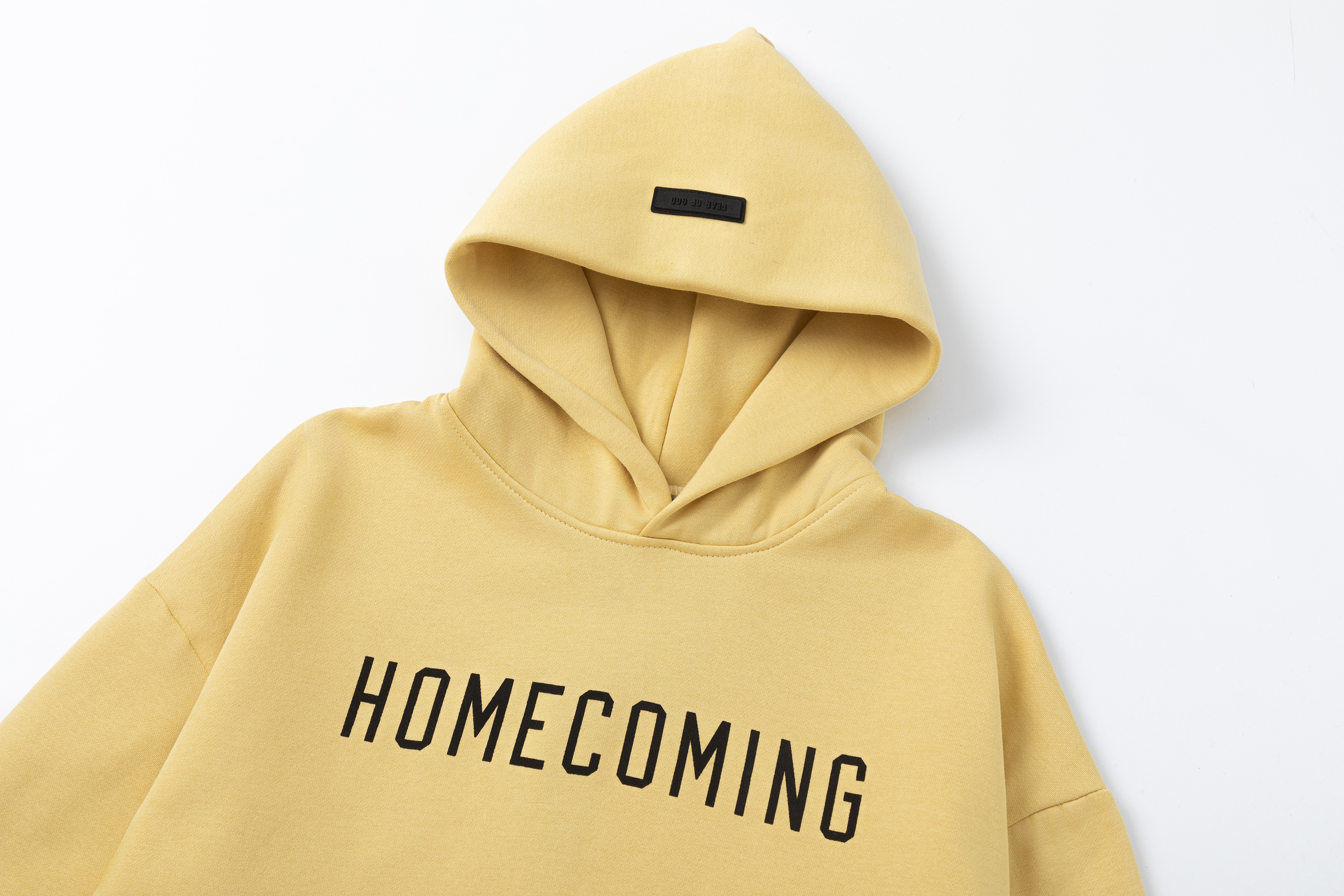 Coco Shoes Fear of God Essentials Heavy Fleece Hoodie & Sweatpant Set FG321#946 Amber