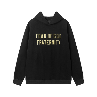 Fear of God Essentials Heavy Fleece Hoodie & Sweatpant Set FG319#947 Black 02