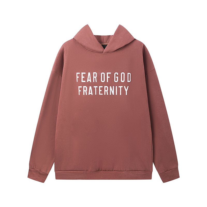 Coco Shoes Fear of God Essentials Heavy Fleece Hoodie & Sweatpant Set FG319#947 Claret Red