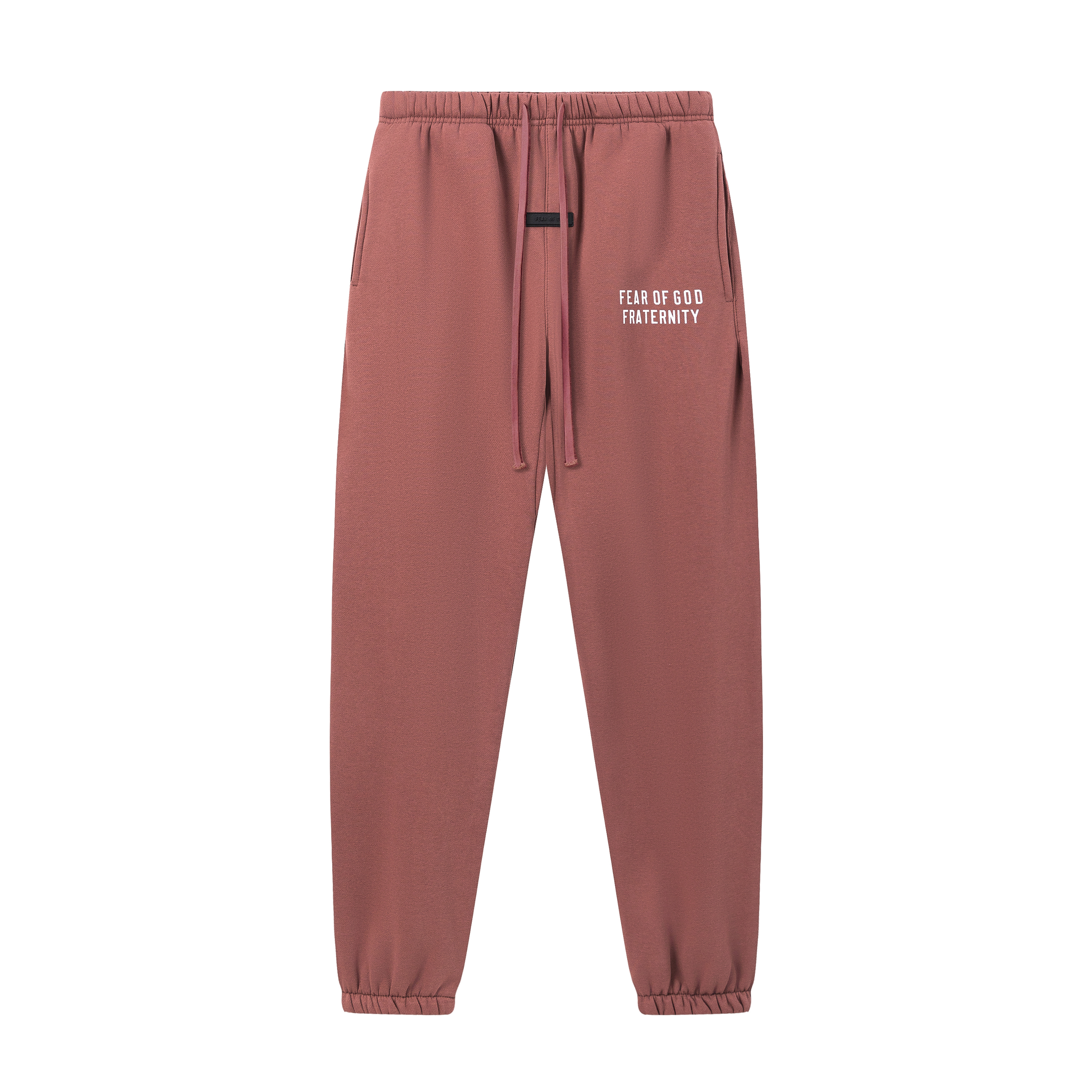 Coco Shoes Fear of God Essentials Heavy Fleece Hoodie & Sweatpant Set FG319#947 Claret Red
