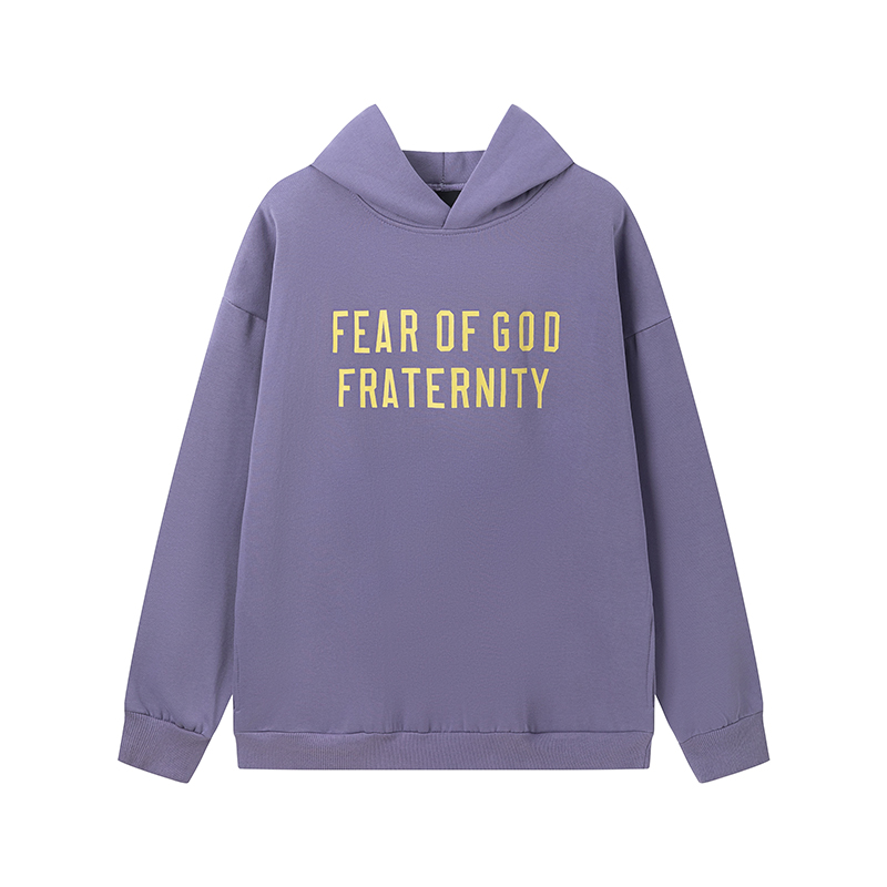 Fear of God Essentials Heavy Fleece Hoodie & Sweatpant Set FG319#947 Lavender