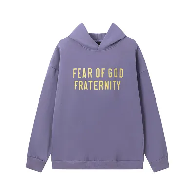 Fear of God Essentials Heavy Fleece Hoodie & Sweatpant Set FG319#947 Lavender 02