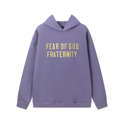 Fear of God Essentials Heavy Fleece Hoodie & Sweatpant Set FG319#947 Lavender 02