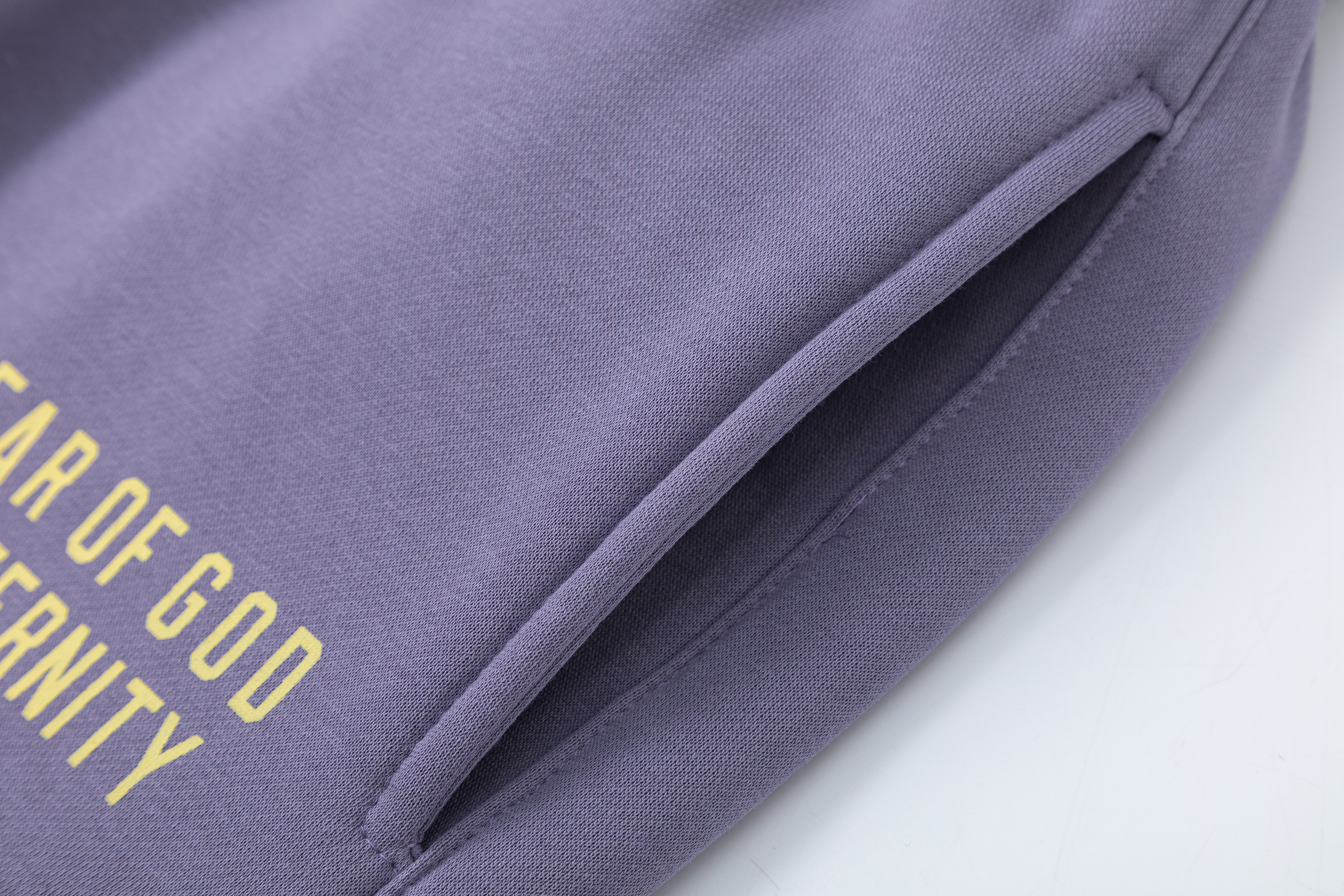 Fear of God Essentials Heavy Fleece Hoodie & Sweatpant Set FG319#947 Lavender