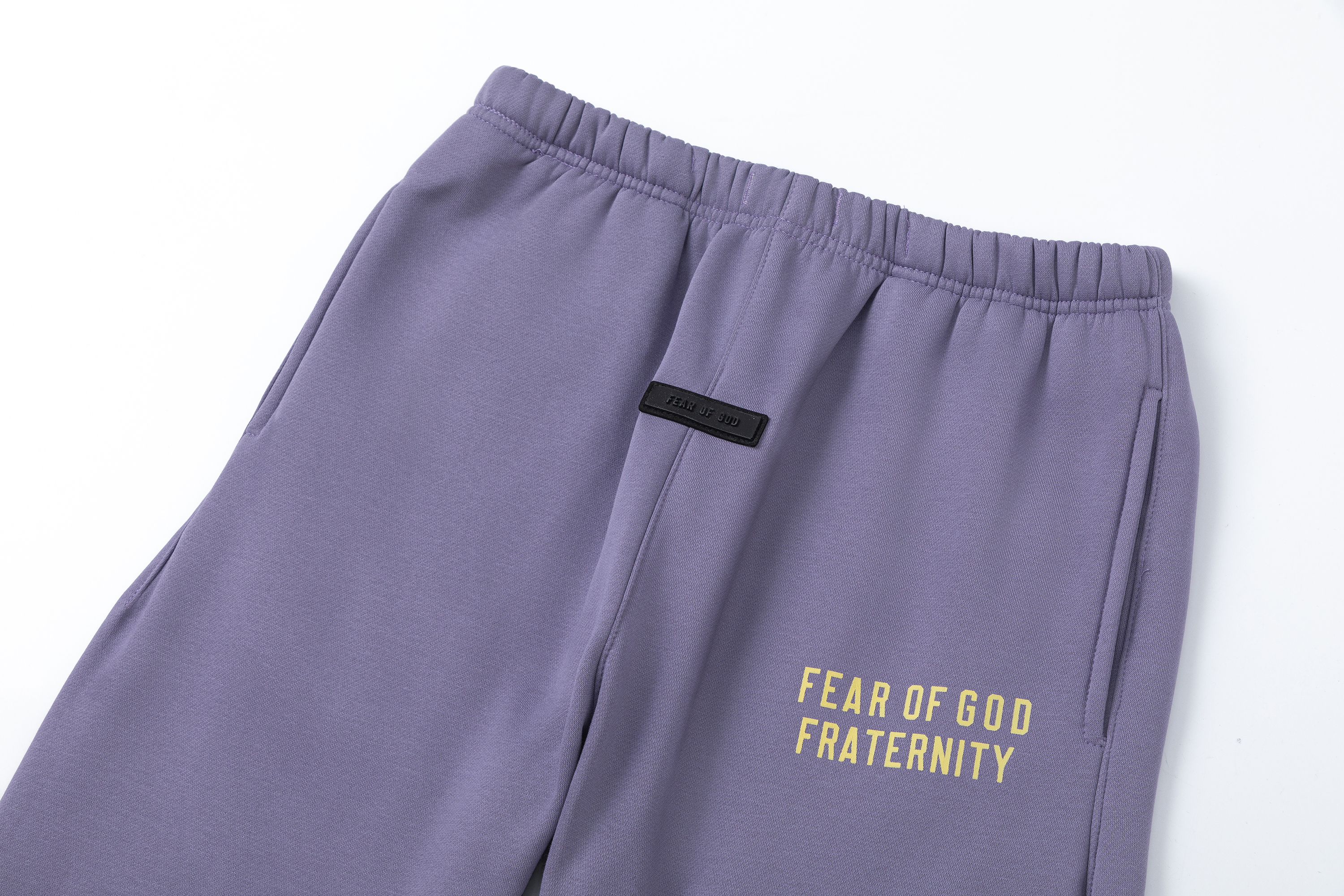 Fear of God Essentials Heavy Fleece Hoodie & Sweatpant Set FG319#947 Lavender
