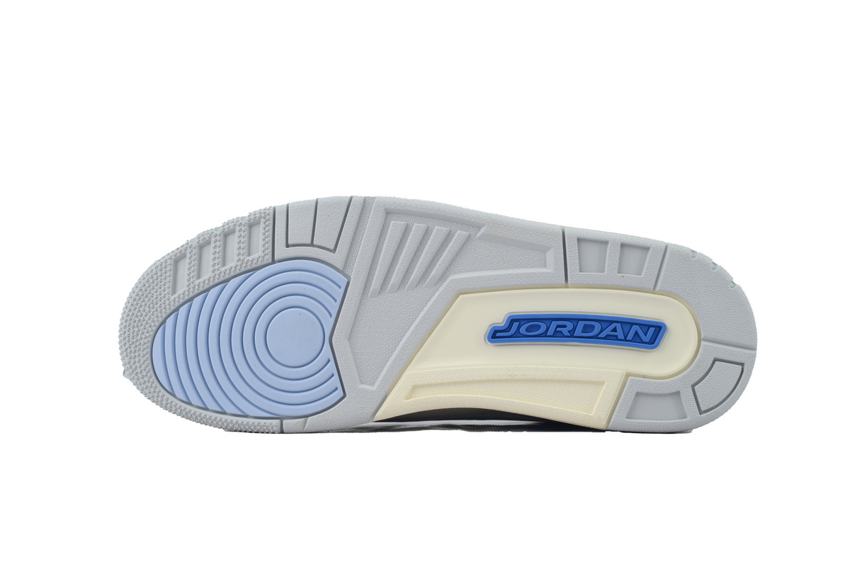 Air Jordan 3 Retro Lucky Shorts White Blue CT8532-101