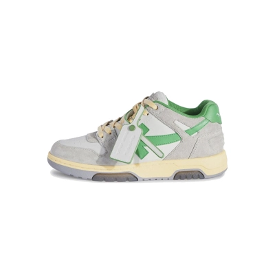 Off-White Out Of Office OOO Low Light Grayish Green OMIA189S 24LEA011 0555 01