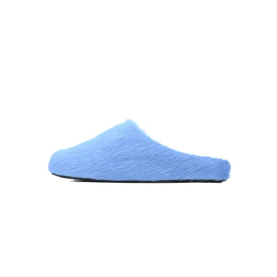 Marni Long-hair Calfskin Fussbett Sabot Blue SBMR000600P412200B50 01