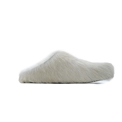 Marni Long-hair Calfskin Fussbett Sabot Grey SBMR000600P412200N15 02