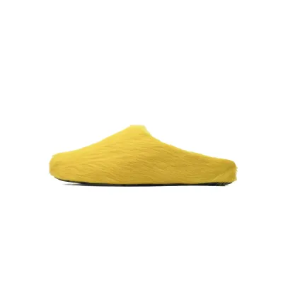 Marni Long-hair Calfskin Fussbett Sabot Yellow SBMR000600P4122Z0565 01
