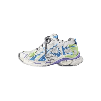 Balenciaga Runner White Blue And Multicolor 01