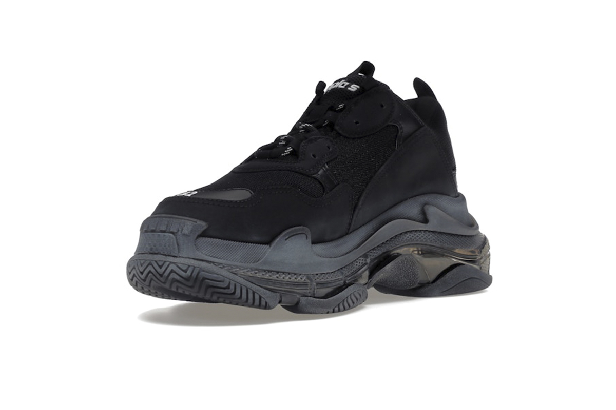 Balenciaga Triple S Clear Sole Black  541624W2FB11000