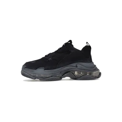 Balenciaga Triple S Clear Sole Black  541624W2FB11000 01