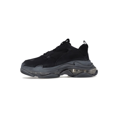 Balenciaga Triple S Clear Sole Black  541624W2FB11000 01