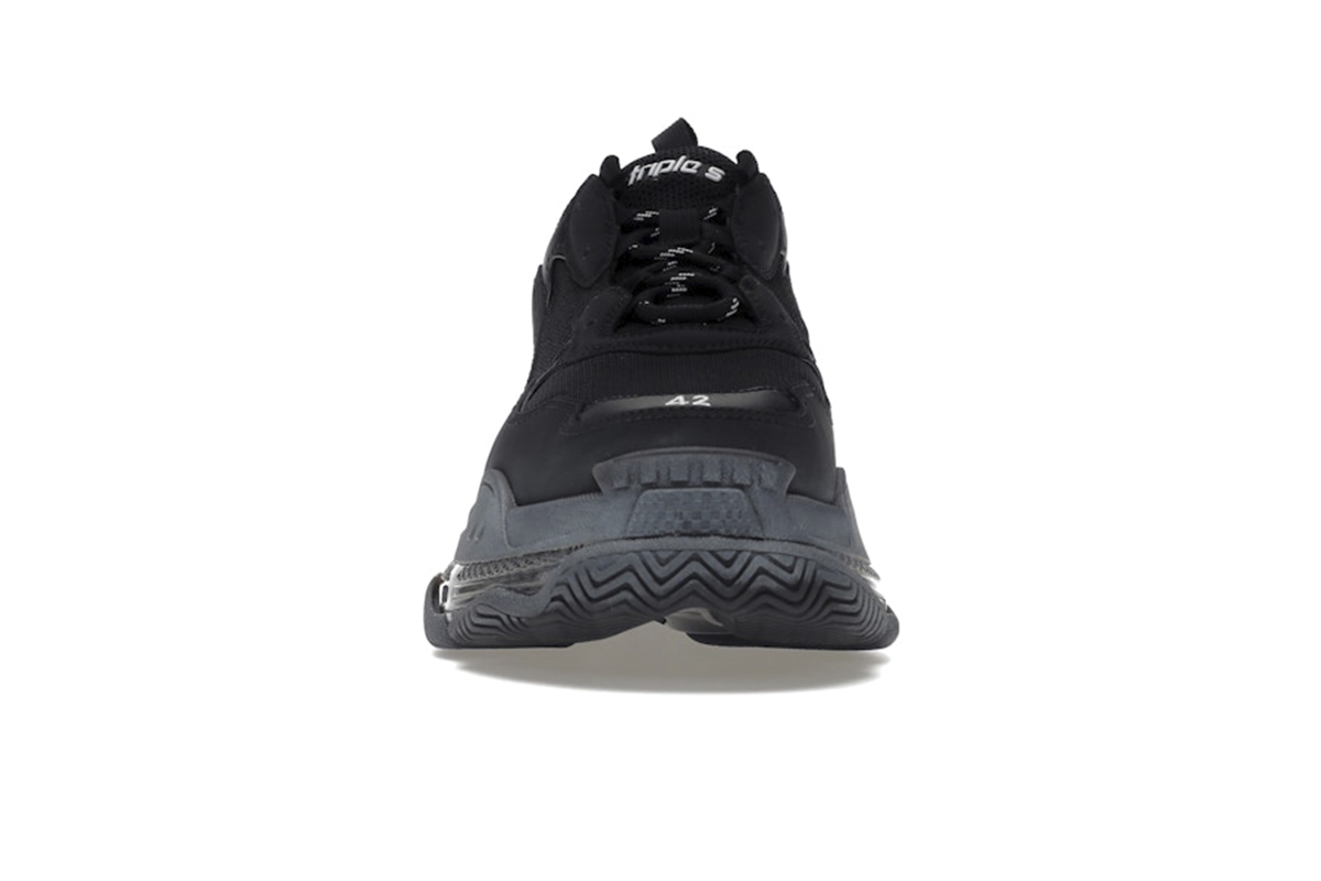 Balenciaga Triple S Clear Sole Black  541624W2FB11000