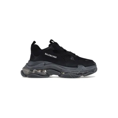 Balenciaga Triple S Clear Sole Black  541624W2FB11000 02