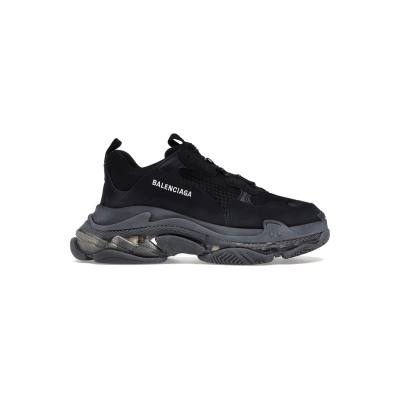 Balenciaga Triple S Clear Sole Black  541624W2FB11000 02