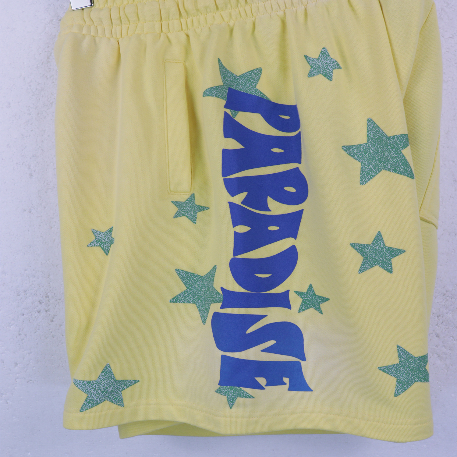 Palm Angels Track Shorts #8655 Pink/Black/Yellow