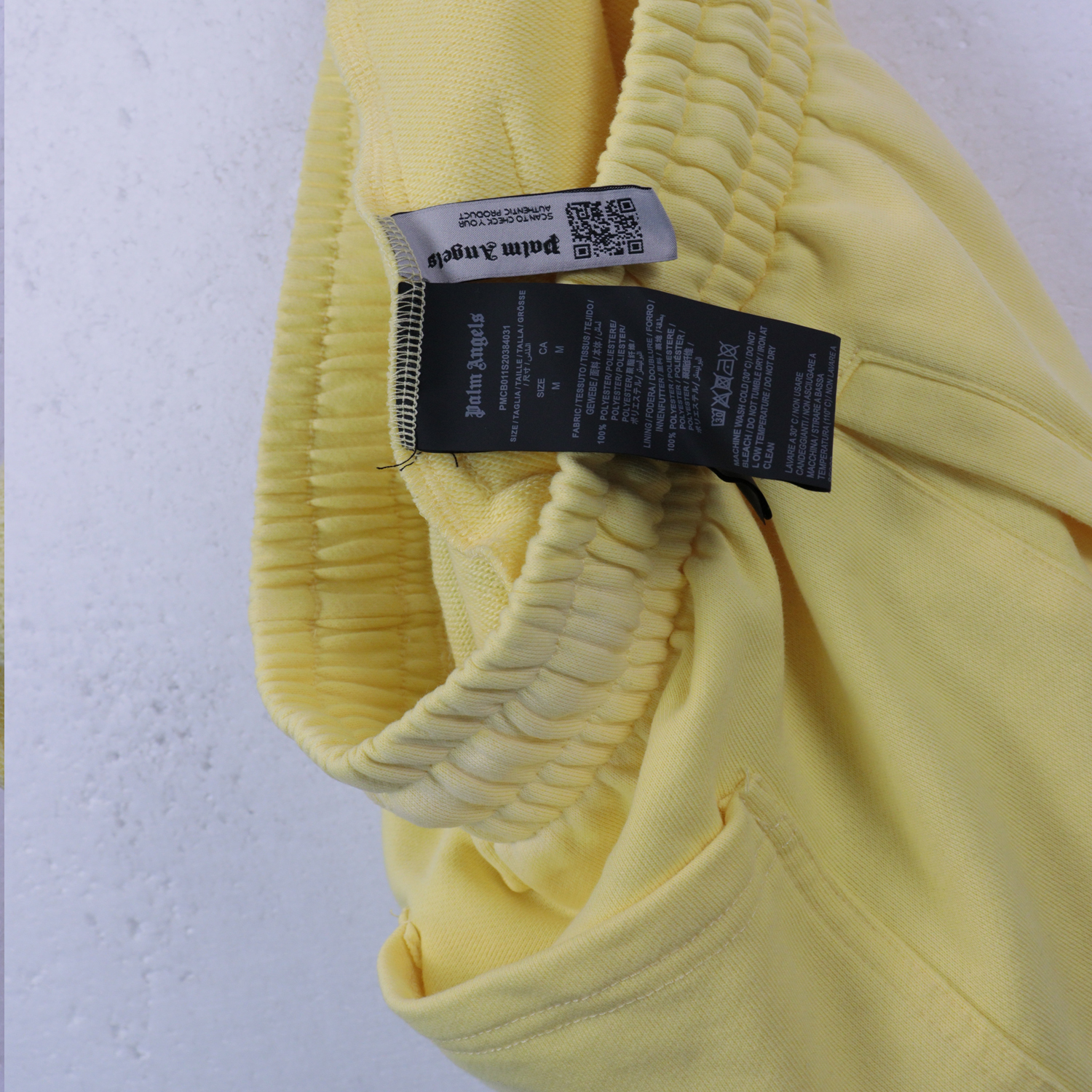 Palm Angels Track Shorts #8655 Pink/Black/Yellow