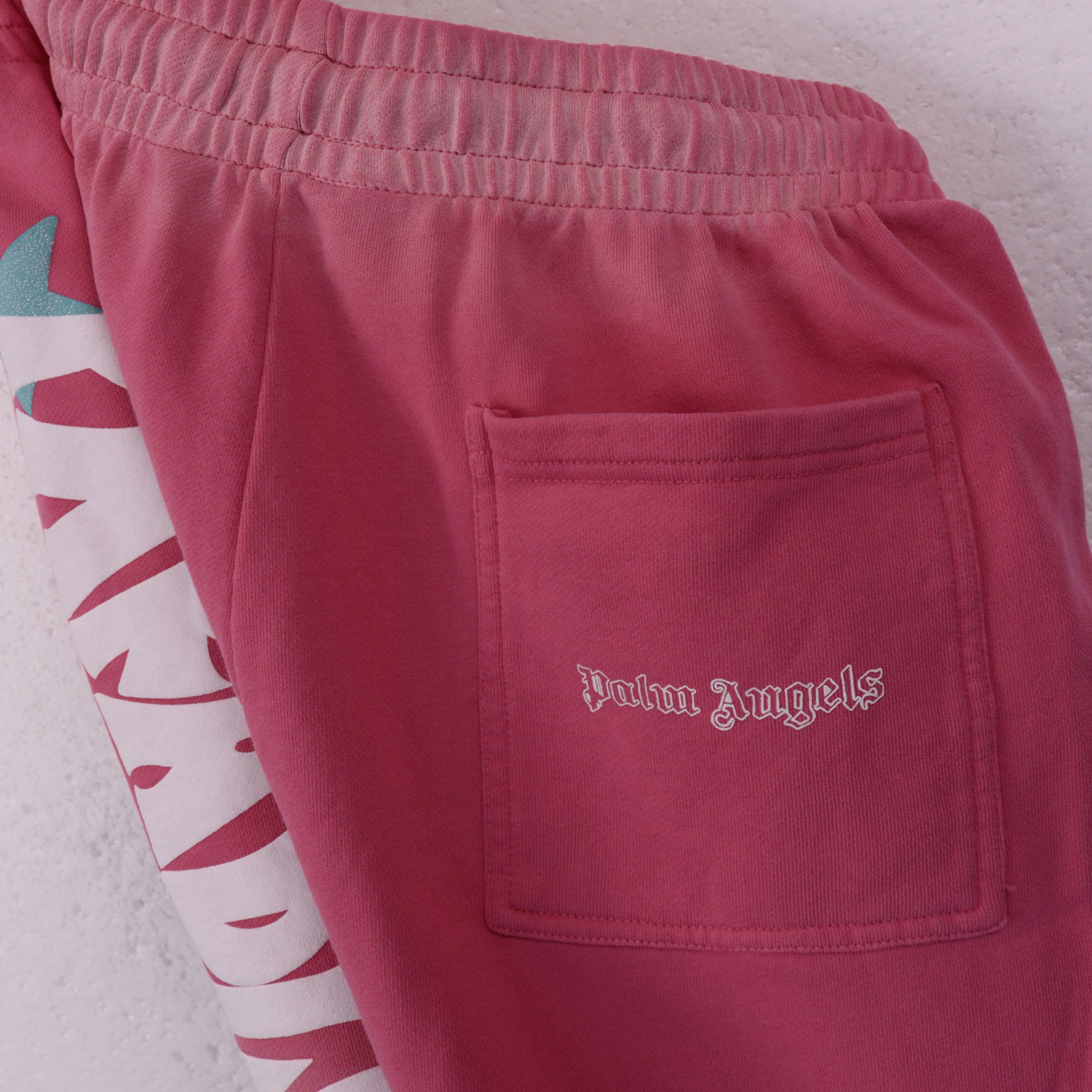 Palm Angels Track Shorts #8655 Pink/Black/Yellow