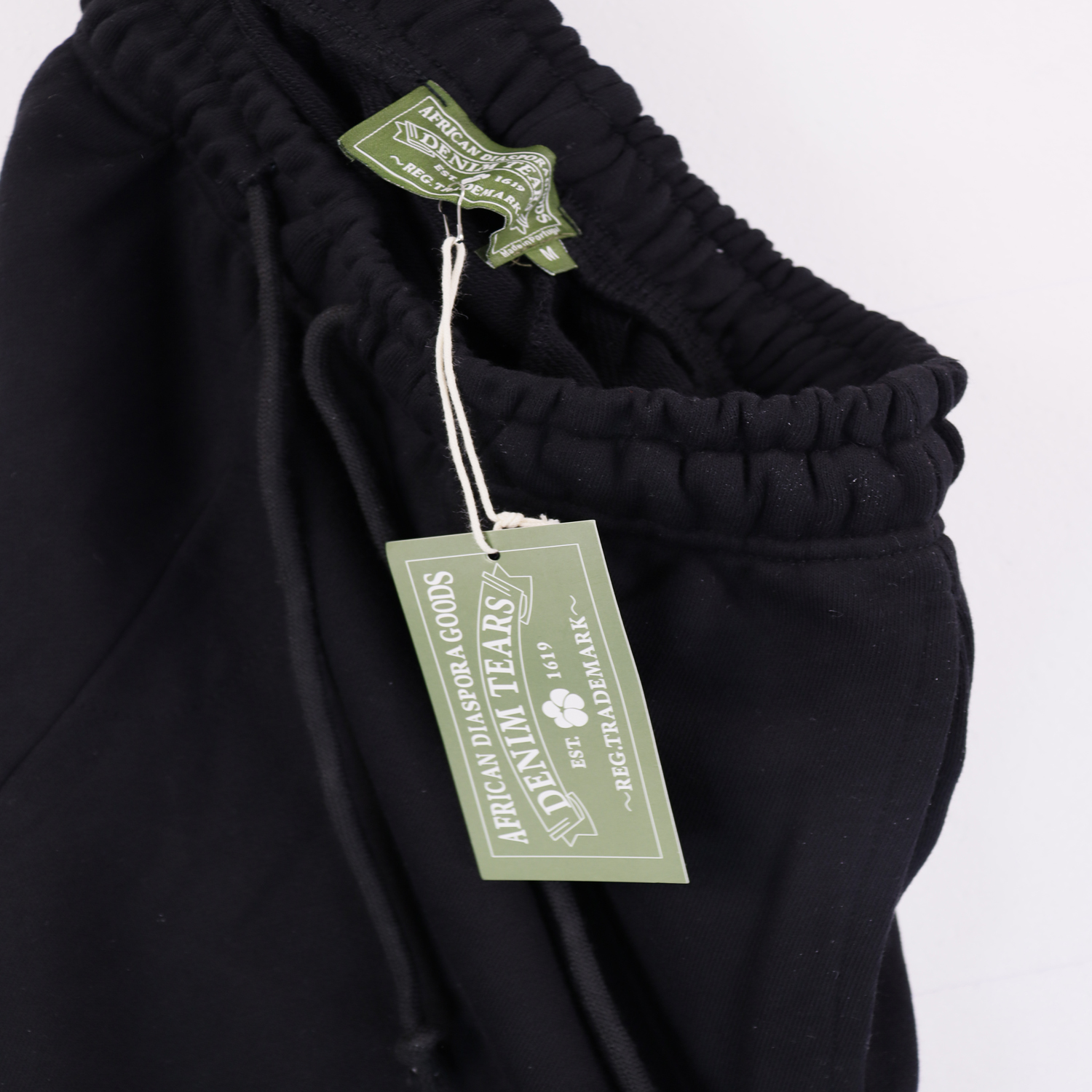 Denim Tears Big Cotton Wreath Shorts #8671 Black/Grey/Purple