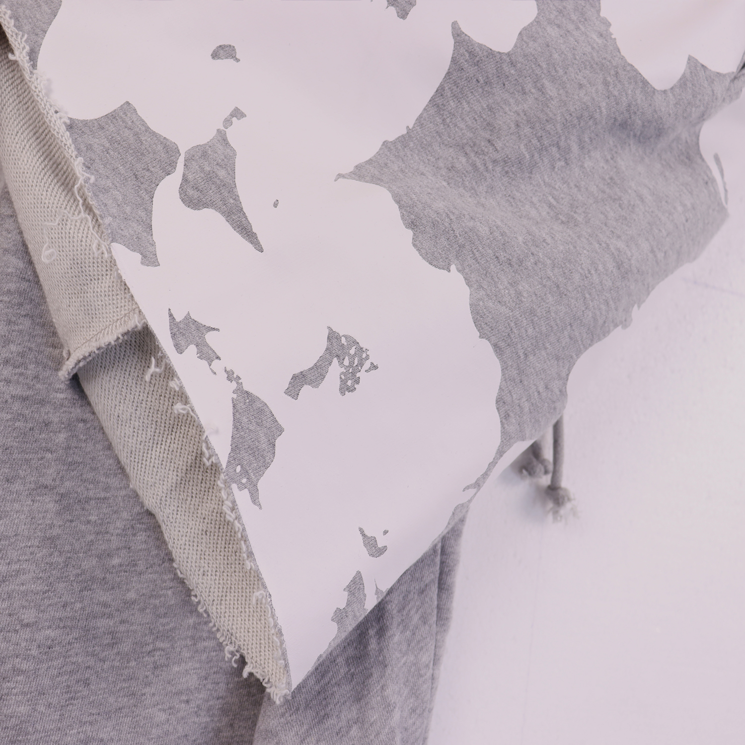 Denim Tears Big Cotton Wreath Shorts #8671 Black/Grey/Purple