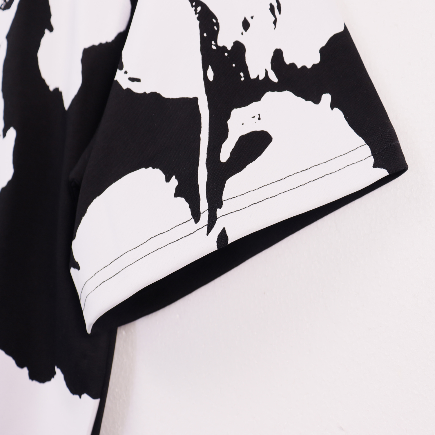 Denim Tears Big Cotton Wreath T-Shirt #2672 Black/Grey/Purple